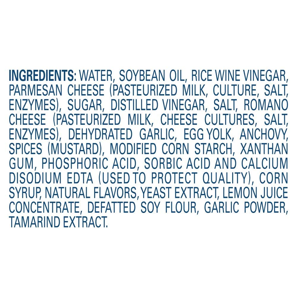 Hellmann’s Classics Caesar – Botellas de ensalada para aderezo de ensalada sin gluten, sin sabores artificiales, colores o jarabe de maíz con alto