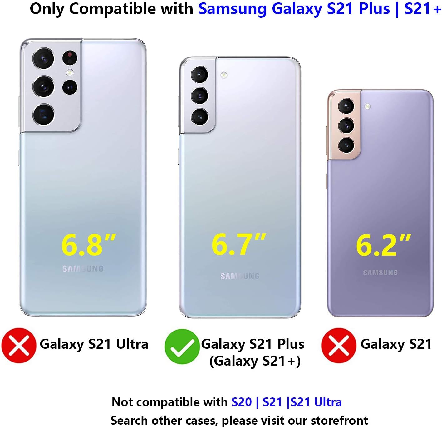 JIAXIUFEN Funda para Galaxy S21 Plus con purpurina galvanizada dorada, delgada, a prueba de golpes, TPU suave de silicona de goma, funda de teléfono