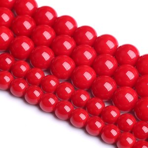 38 cuentas sueltas redondas de cristal rojo de 0.394 in para hacer joyas de 15 pulgadas DIY pulsera collar 38 cuentas sueltas redondas de cristal rojo de 0.394 in para hacer joyas de 15 pulgadas DIY pulsera collar