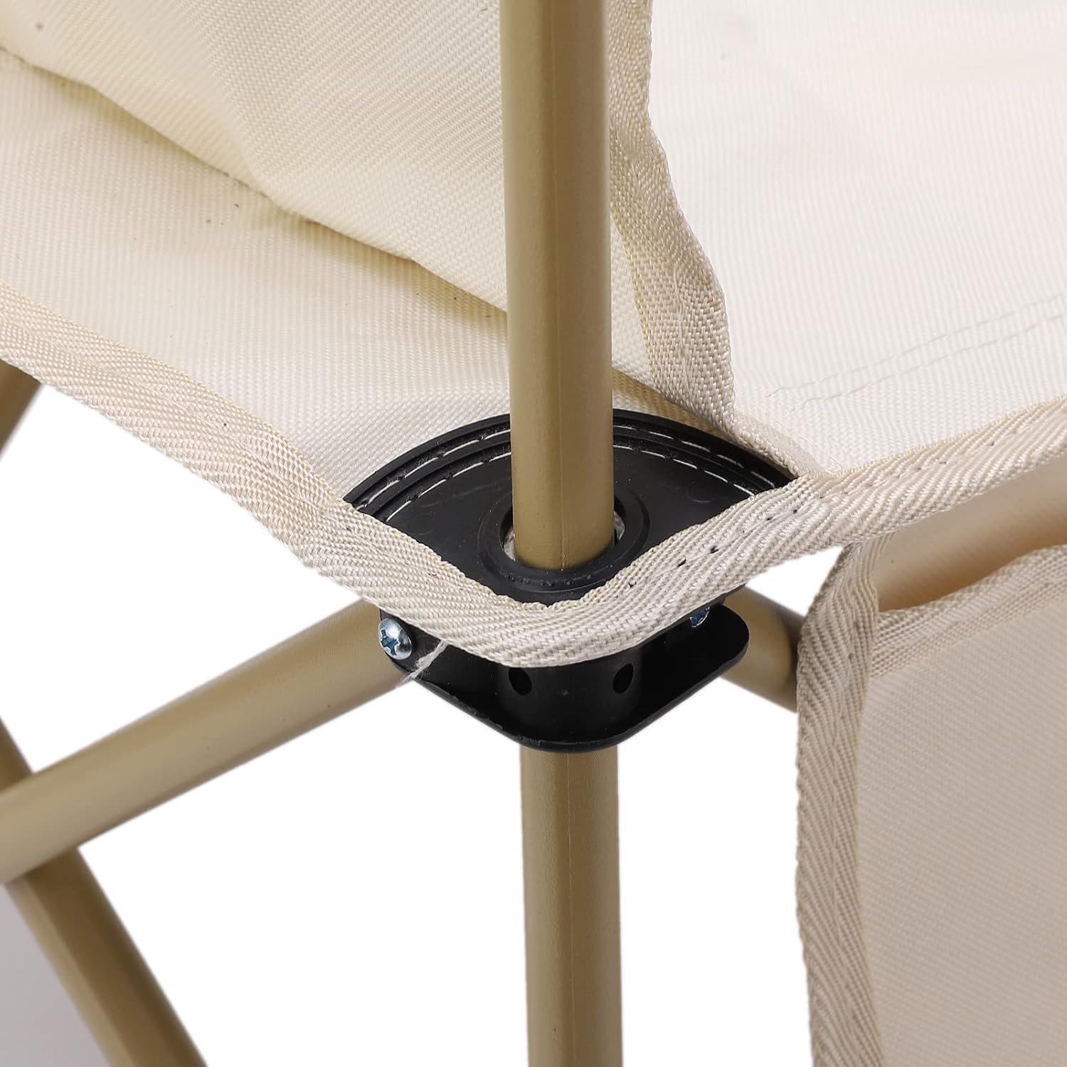 Silla de camping portátil, diseño plegable, marco de acero inoxidable, cojín de tela Oxford, patas antideslizantes para silla, ideal para