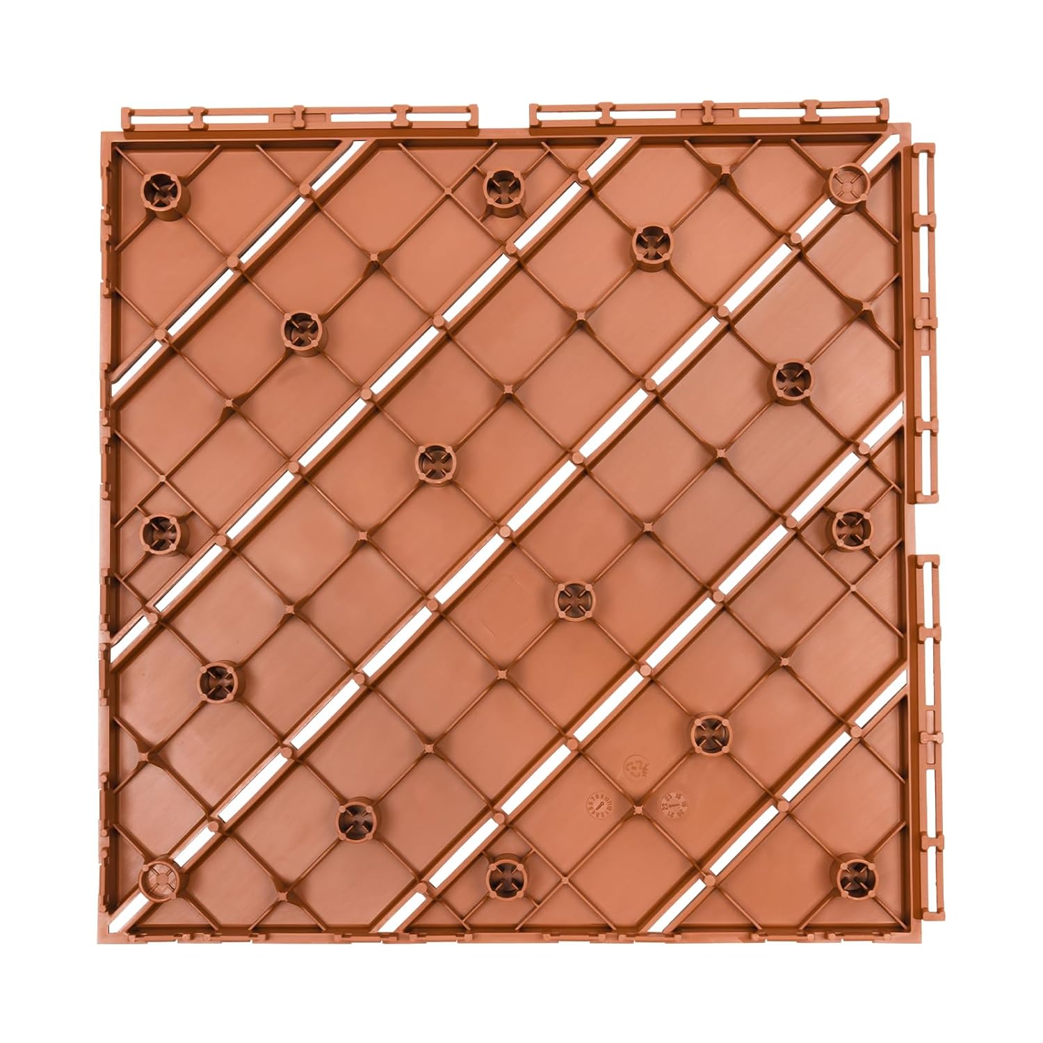 27 piezas de suelos de patio al aire libre, baldosas de plástico entrelazadas de 12 x 12 pulgadas, azulejos entrelazados para terraza al aire libre,