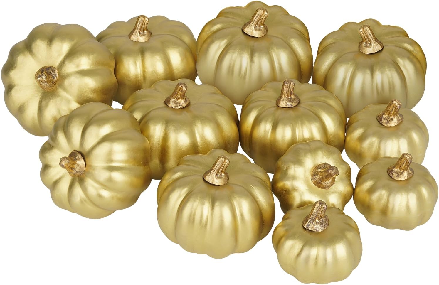 Artmag Calabazas artificiales a granel, 12 unidades de varios tamaños de cosecha, calabaza de espuma falsa para otoño, otoño, Halloween, fiesta en