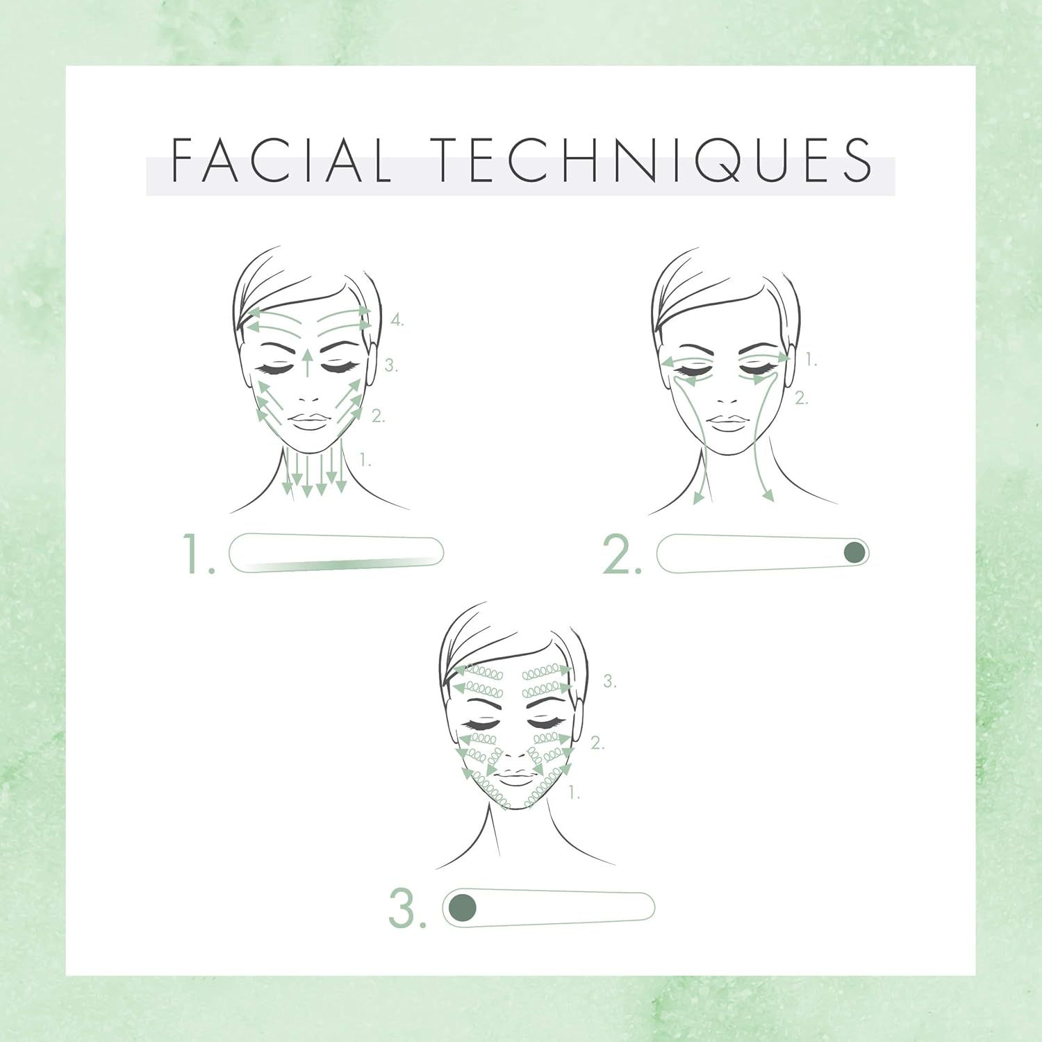 Yon-Ka Herramienta de escultura facial, herramienta de masaje facial de cuarzo microcristalino para Gua Sha para suavizar y reafirmar la cara,