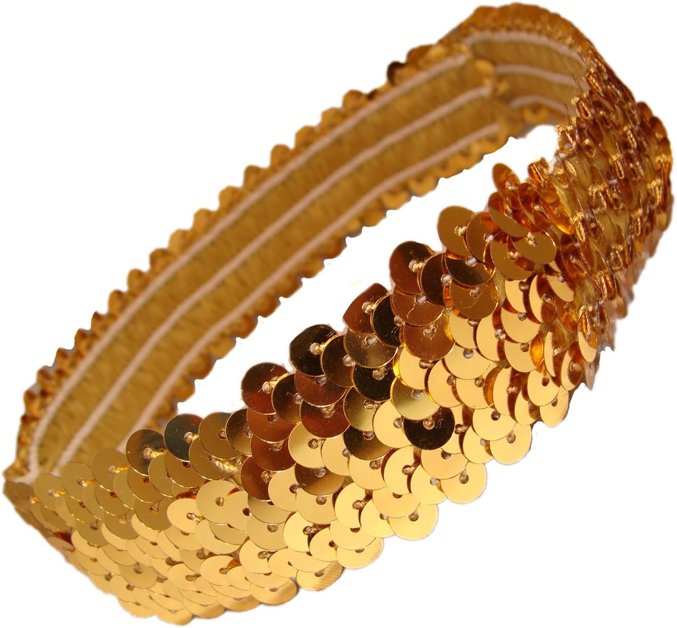 Kenz Laurenz Diademas elásticas de lentejuelas para niñas, niños y mujeres, flapper rugiendo años 20, Great Gatsby de los años 20, banda para el