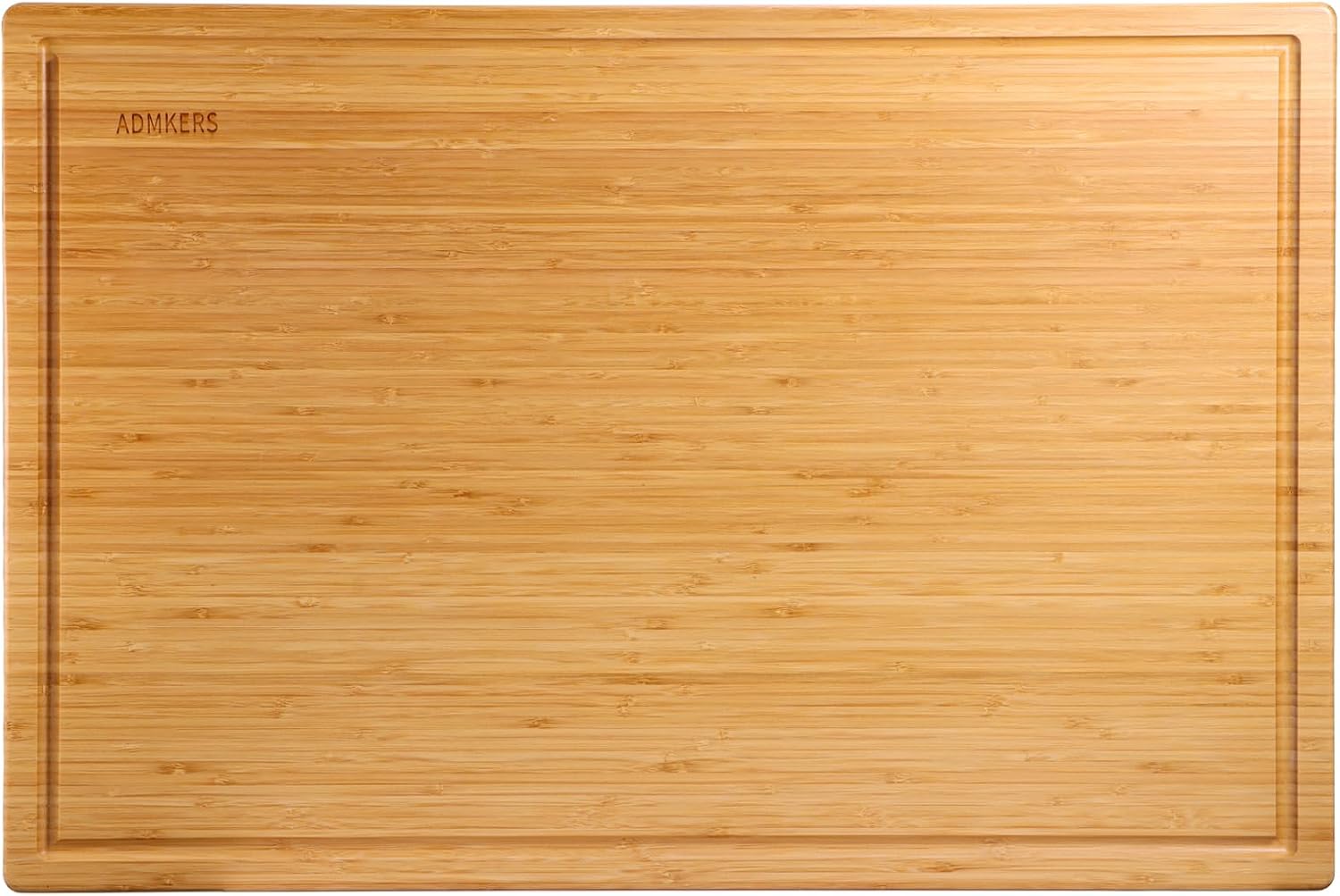 Tabla de cortar extra grande para cocina, tabla de cortar de madera de bambú de 30 x 20 pulgadas, tabla de fideos cubierta superior de estufa de