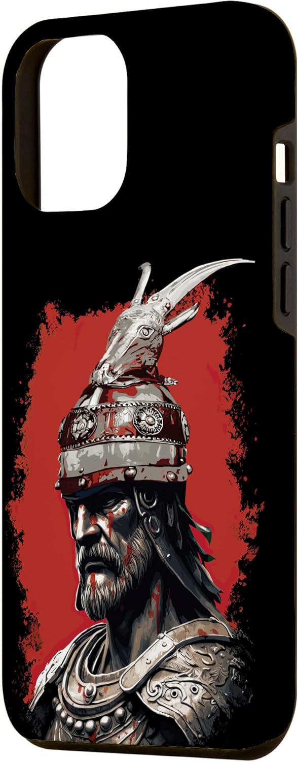 Funda para iPhone 13 Pro Max Skanderbeg Albanan National Hero Eagle Kosovo Albaner