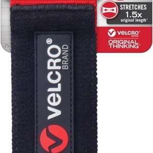 VELCRO Brand Correa de almacenamiento resistente  Soporta 20 libras  Estiramientos elásticos 1.5X  Grande 30 pulgadas  Organización y almacenamiento VELCRO Brand Correa de almacenamiento resistente  Soporta 20 libras  Estiramientos elásticos 1.5X  Grande 30 pulgadas  Organización y almacenamiento