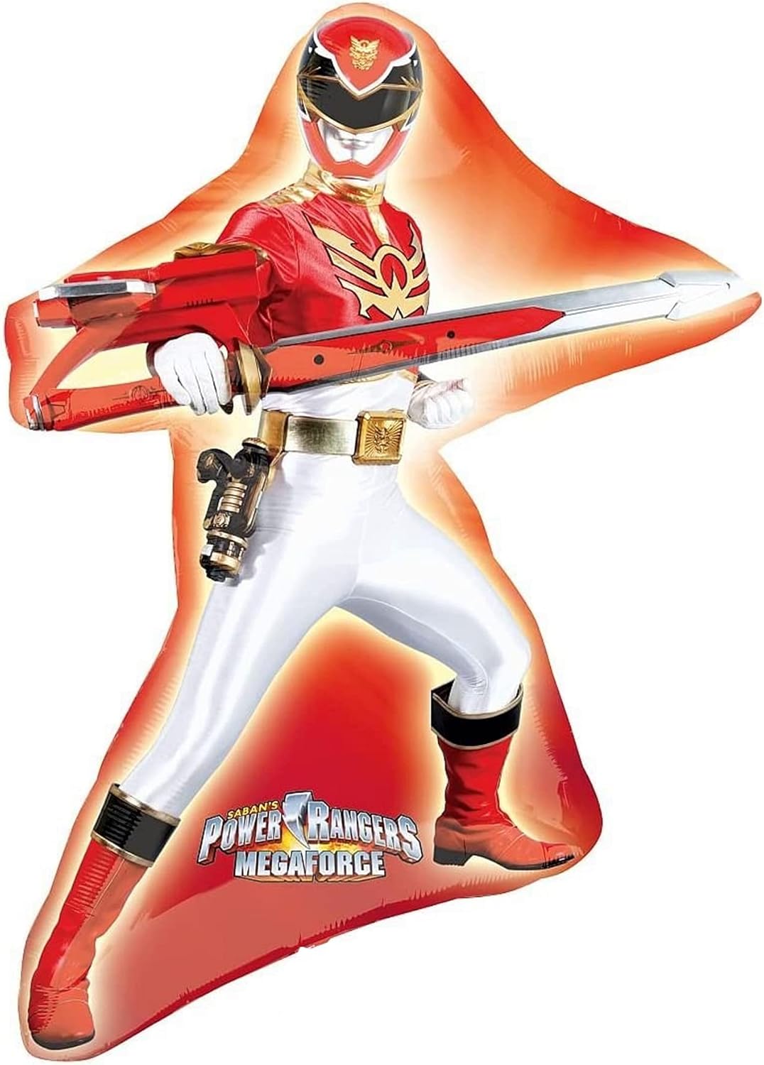 Power Rangers – Suministros para fiesta de cumpleaños desata las decoraciones de ramo de globos de poder con acero ninja y Jumbos de Megaforce
