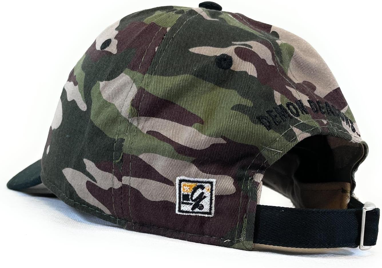 Mens NCAA Camo Hat Unisex College Cap Collegiate Woodland Camo Two-Tone Hat for Men and Women