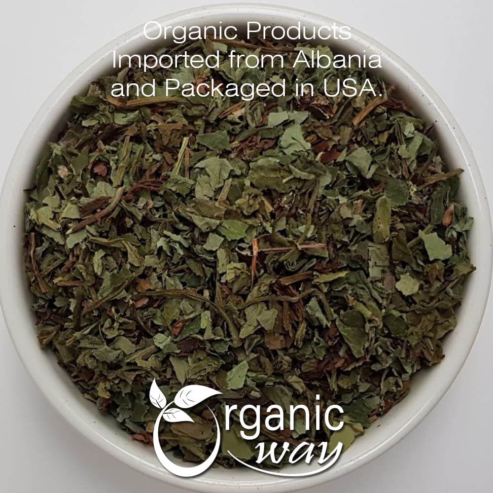 Organic Way Lungwort Hierba (Pulmonaria officinalis) Polvo – Té de hierbas  Certificado orgánico y Kosher  Crudo, vegano, sin OMG y sin gluten