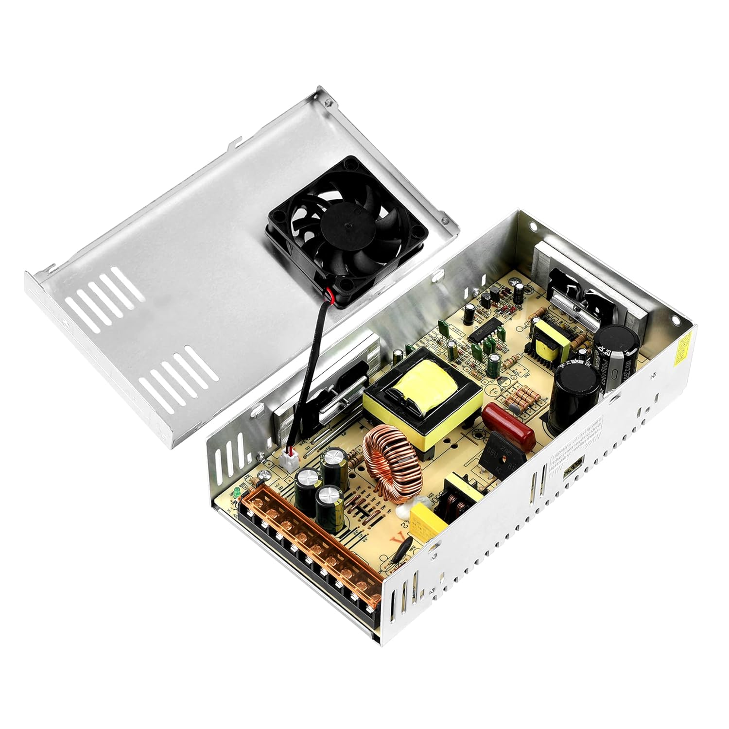 Fuente de alimentación conmutada, SJHPRMXF AC 110V220V a DC 12V 30A 360W Universal Regulated Power Supply Transformer Adapter LED Driver para tira