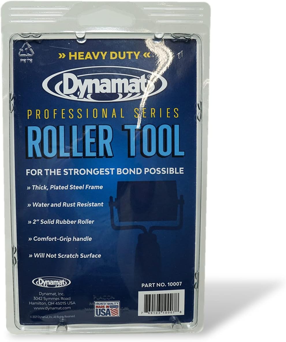 Dynamat 10455 18″ x 32″ x 0.067″ – Amortiguador de sonido autoadhesivo de grosor (9 hojas)  DYNAMAT 10007 Dyna-Roller Herramienta de instalación