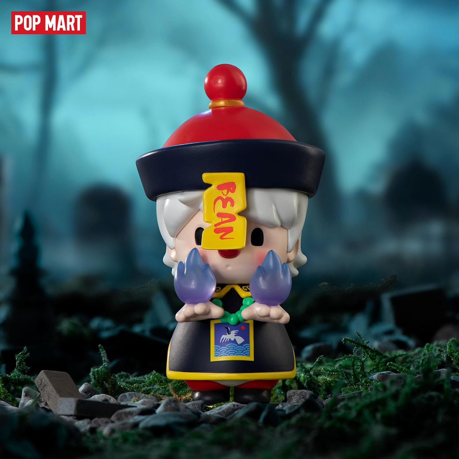 POP MART Figuras de caja ciega de cuentos espeluznantes de Sweet Bean, caja de diseño aleatorio, juguetes para decoración moderna de Halloween para