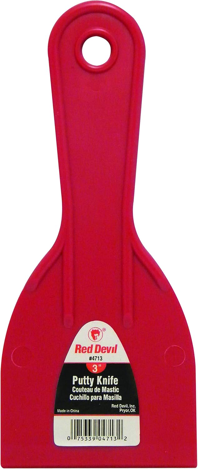 Red Devil 4718 – Juego de cuchillos de plástico (3 piezas, 12 unidades)