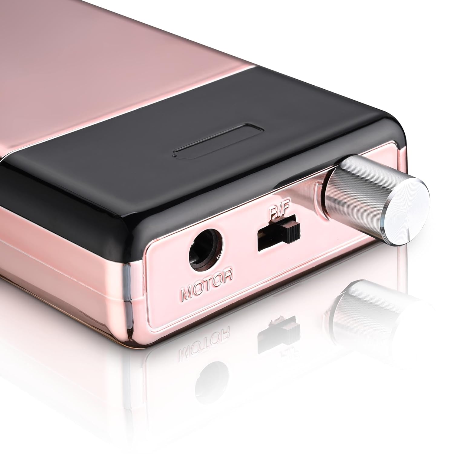 BYOOTIQUE – Kit de máquina de taladro eléctrico portátil inalámbrico con 6 bandas de lijado de acrílico recargable de 30000 rpm, lima de uñas de