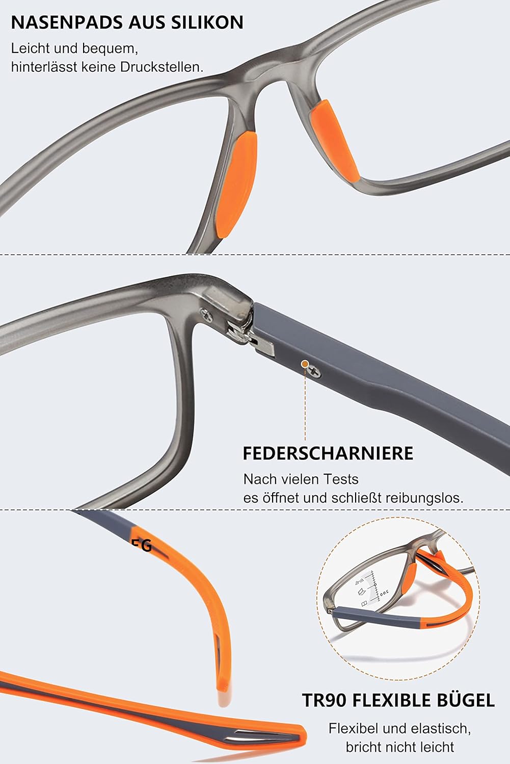 Gafas de lectura fotocrómicas para hombre y mujer, progresivas multifocales, rectángulo, con bloqueo de luz azul