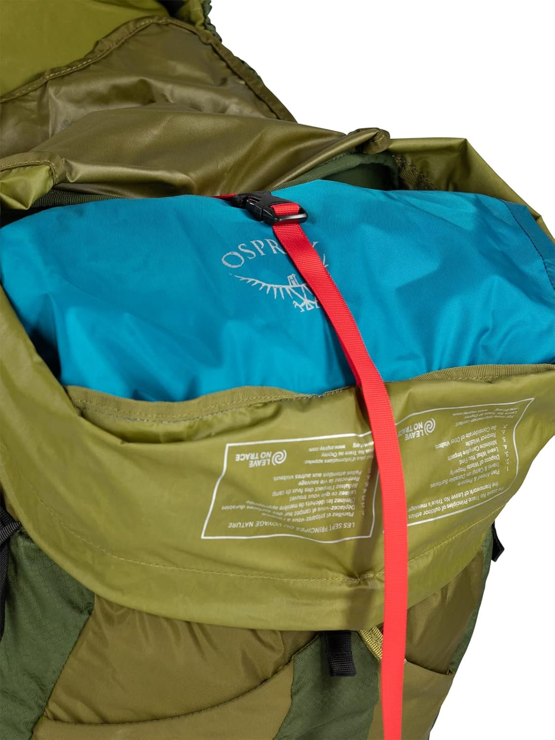 Osprey Atmos AG LT 50L Mochila de mochilero para hombre, Scenic ValleyVerde Peppercorn, LXL