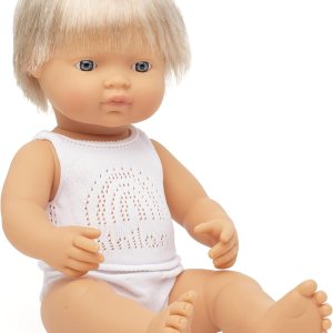 Miniland Muñeca 15” Caucásico Rubio Niño (Caja) – Hecho en España, Anatómicamente Correcto, Calidad, Inclusión Miniland Muñeca 15” Caucásico Rubio Niño (Caja) – Hecho en España, Anatómicamente Correcto, Calidad, Inclusión