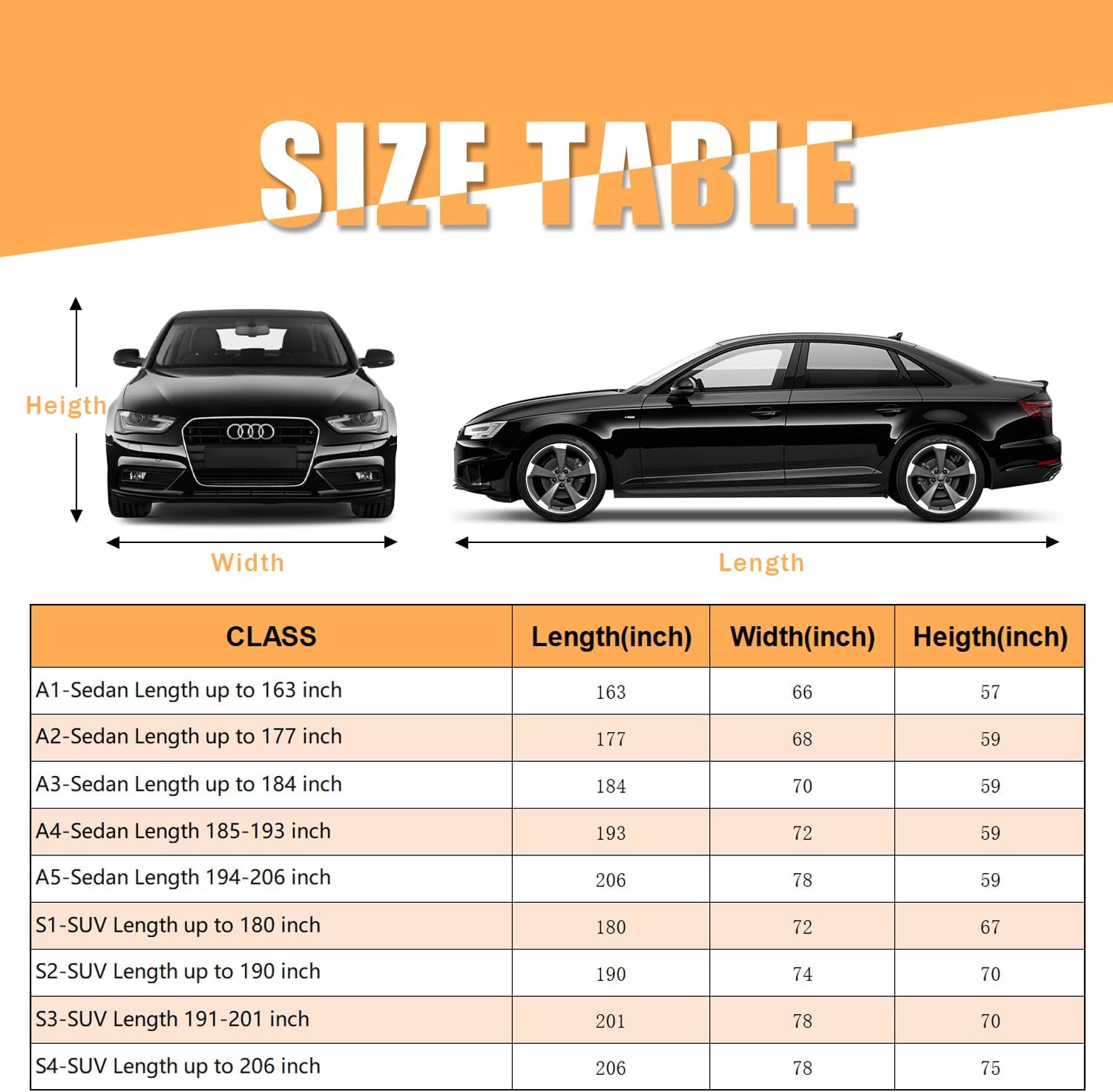 Aoulette Funda impermeable para automóvil para todo tipo de clima, ajuste universal Chevrolet Corvette, Honda InsightCivic, Toyota Corolla, Hyundai