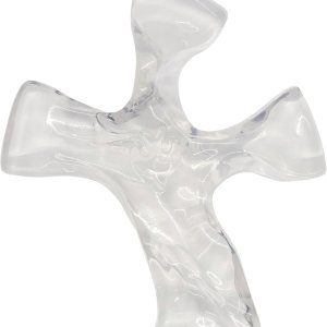 Cruz transparente de agua viva  La cruz original aferrada   Contornos a la mano humana  Ayuda de oración reconfortante  Accesorio cristiano único Cruz transparente de agua viva  La cruz original aferrada   Contornos a la mano humana  Ayuda de oración reconfortante  Accesorio cristiano único