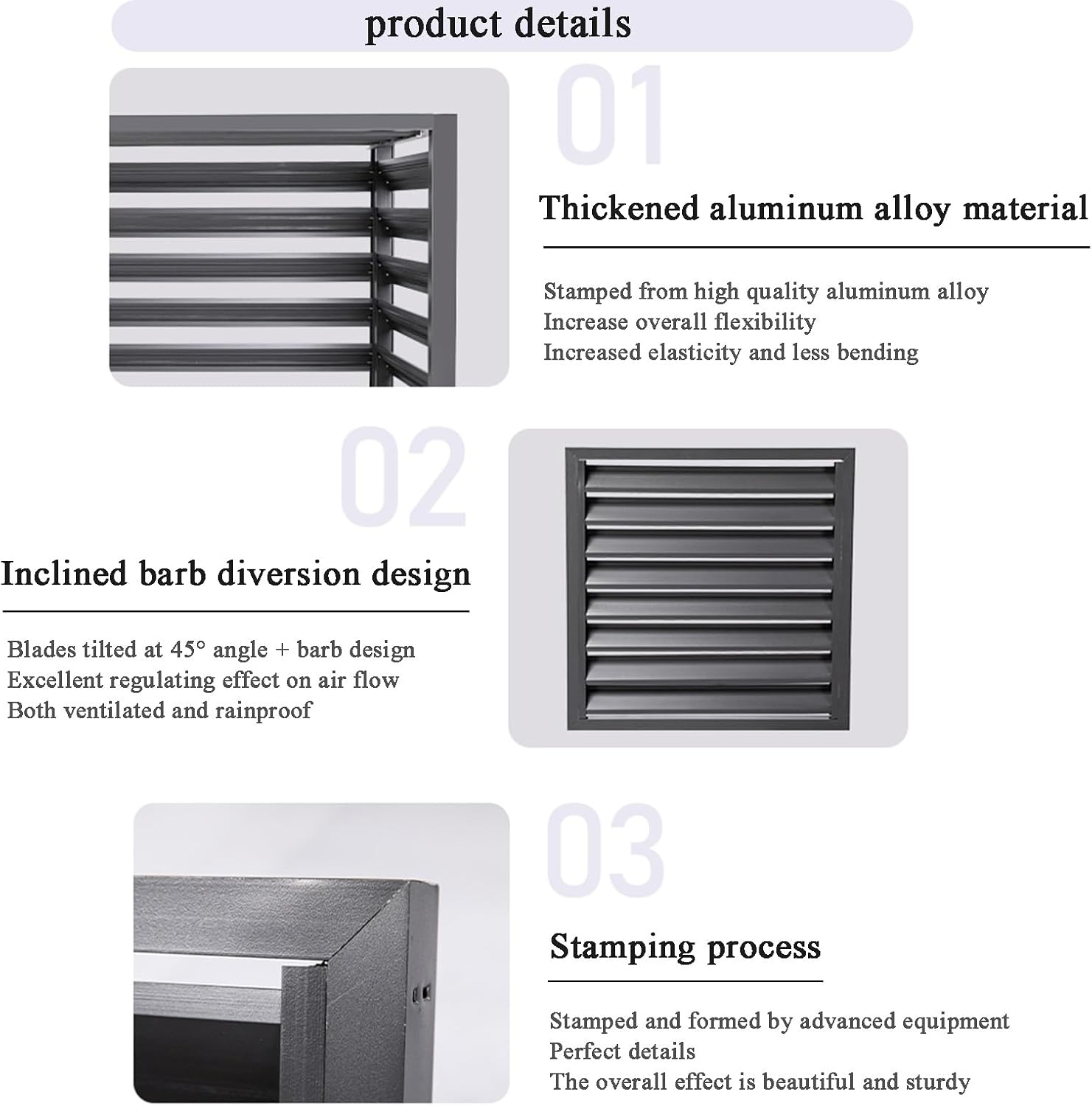 Valla de privacidad para aire acondicionado, cubiertas de aire acondicionado para unidades exteriores, persiana de aluminio, valla decorativa