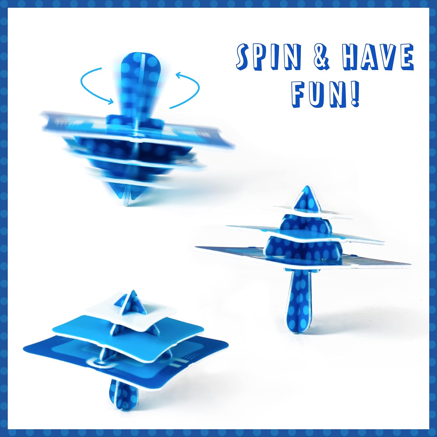 Zion Judaica – Caja de 45 velas festivas de Janucá con tarjeta de oración y Dreidel de bricolaje, se adapta a menorás estándar para las 8 noches de