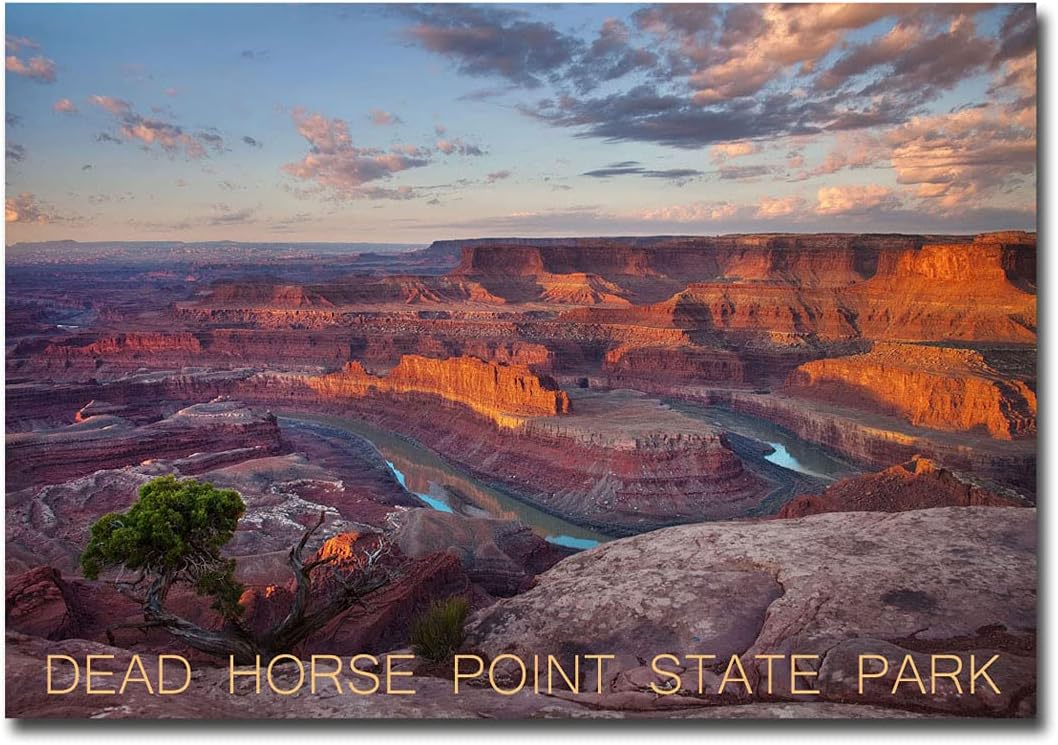 Imán para nevera del parque nacional de Canyonlands Dead Horse Point, tamaño 2.5″ x 3.5″