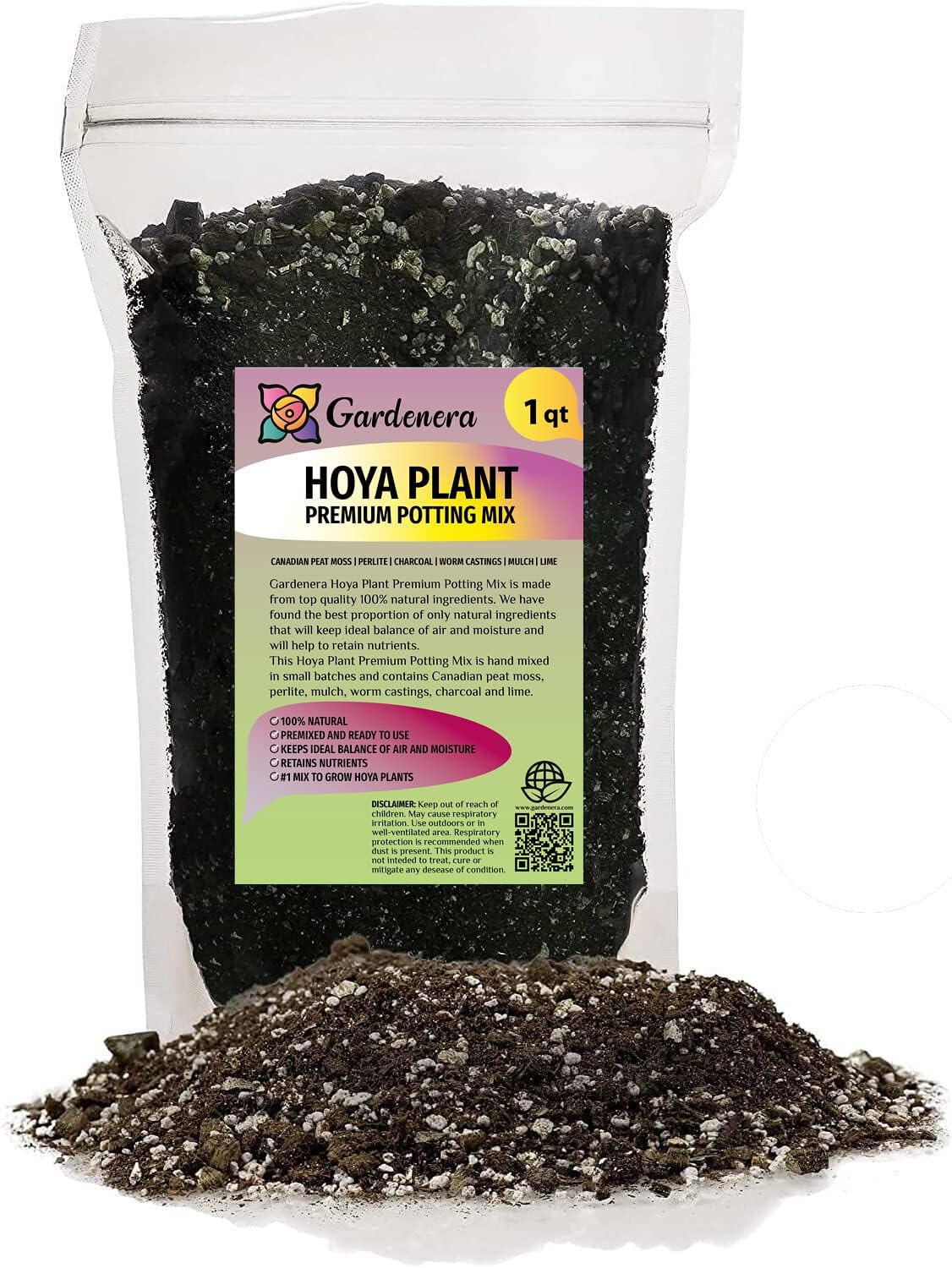 Hoya Plant Premium – Mezcla para macetas – 1 cuarto de galón – Equilibrio óptimo para Hoyas prósperas retención de aire, humedad y nutrientes
