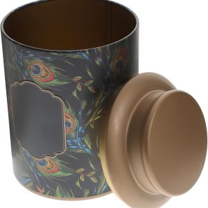 Luxshiny Tinplate Tea Canister Tarro de té suelto Latas de té Latas de té retro Latas de té Redondo Tin Tin Canister Tarro de café Tarro de galletas Luxshiny Tinplate Tea Canister Tarro de té suelto Latas de té Latas de té retro Latas de té Redondo Tin Tin Canister Tarro de café Tarro de galletas