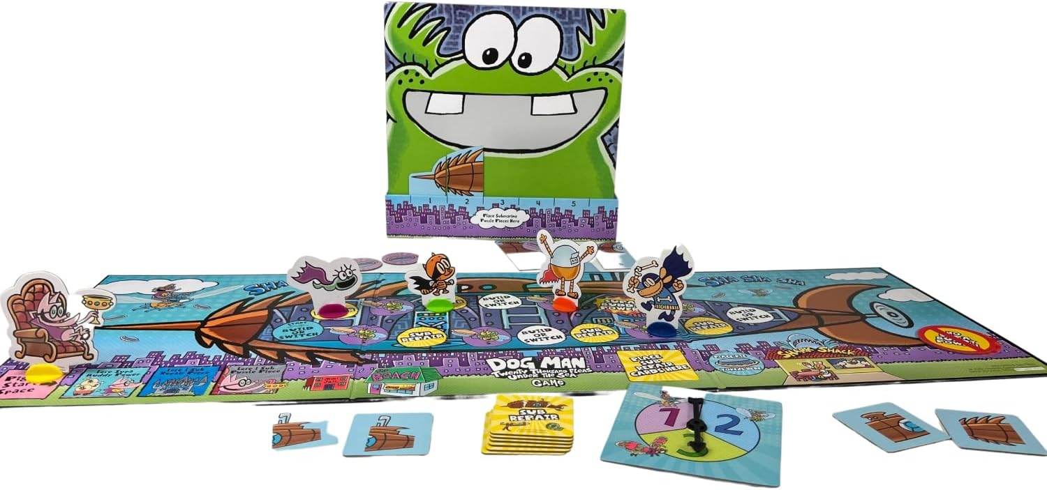 University Games, Dog Man Veinte mil pulgas bajo el mar, basado en el libro de Dav Pilkey