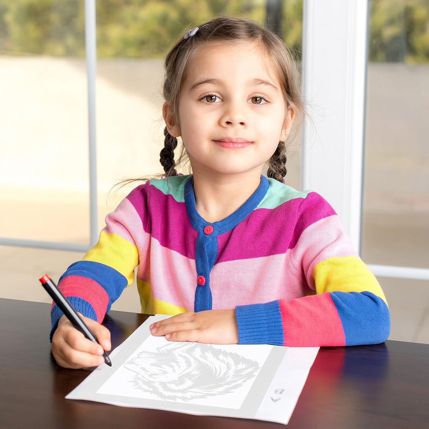 250 hojas de papel de calco para dibujar iluminado, papel translúcido, papel de trazado para niños, lápiz marcador, tinta, manualidades, trabajos de