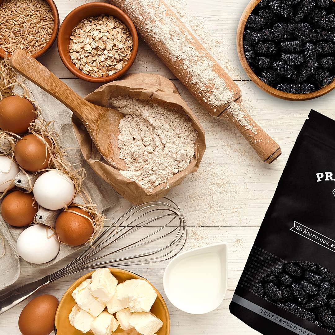 Presto Sales LLC – Moras frescas secas negras  Sin azúcar añadido, delicioso, calidad, vegano, fácil de usar, aperitivo, saludable, ingrediente,