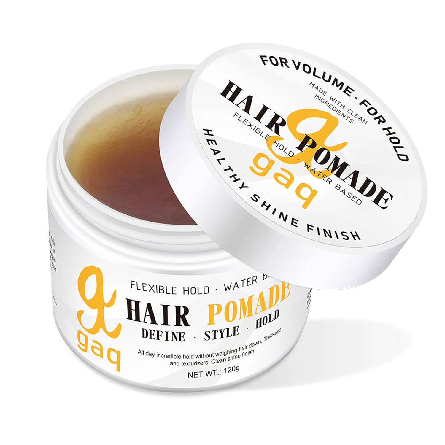 Gaq – Pomada para el cabello (fijación media), sin escamas, aroma a bayas dulces,
