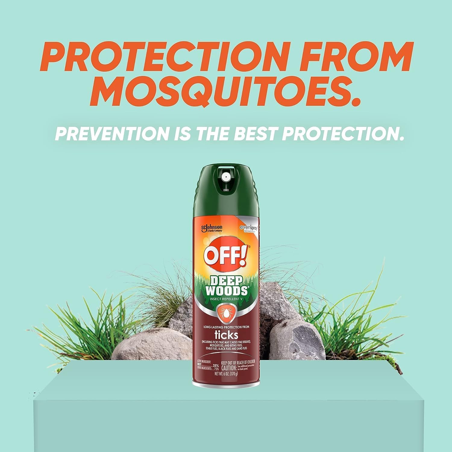 OFF! Sportsmen – Aerosol de garrapatas de 6 onzas (paquete de 3)