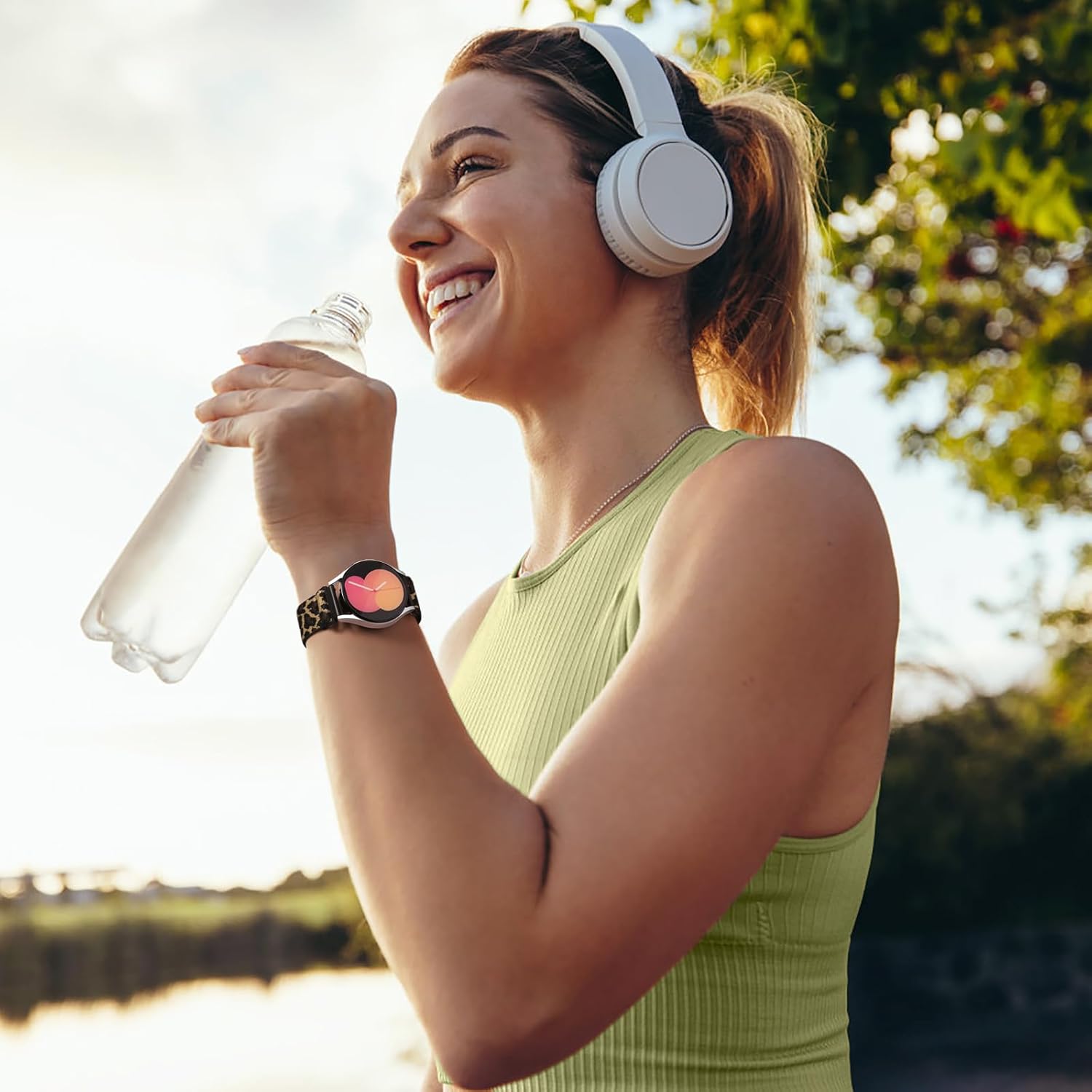 Odbeai Correas compatibles con Samsung Galaxy Watch 654 de 1.57 pulgadas, 1.73 pulgadas, Galaxy Watch 6 Classic de 1.73 pulgadas, 1.77 pulgadas,