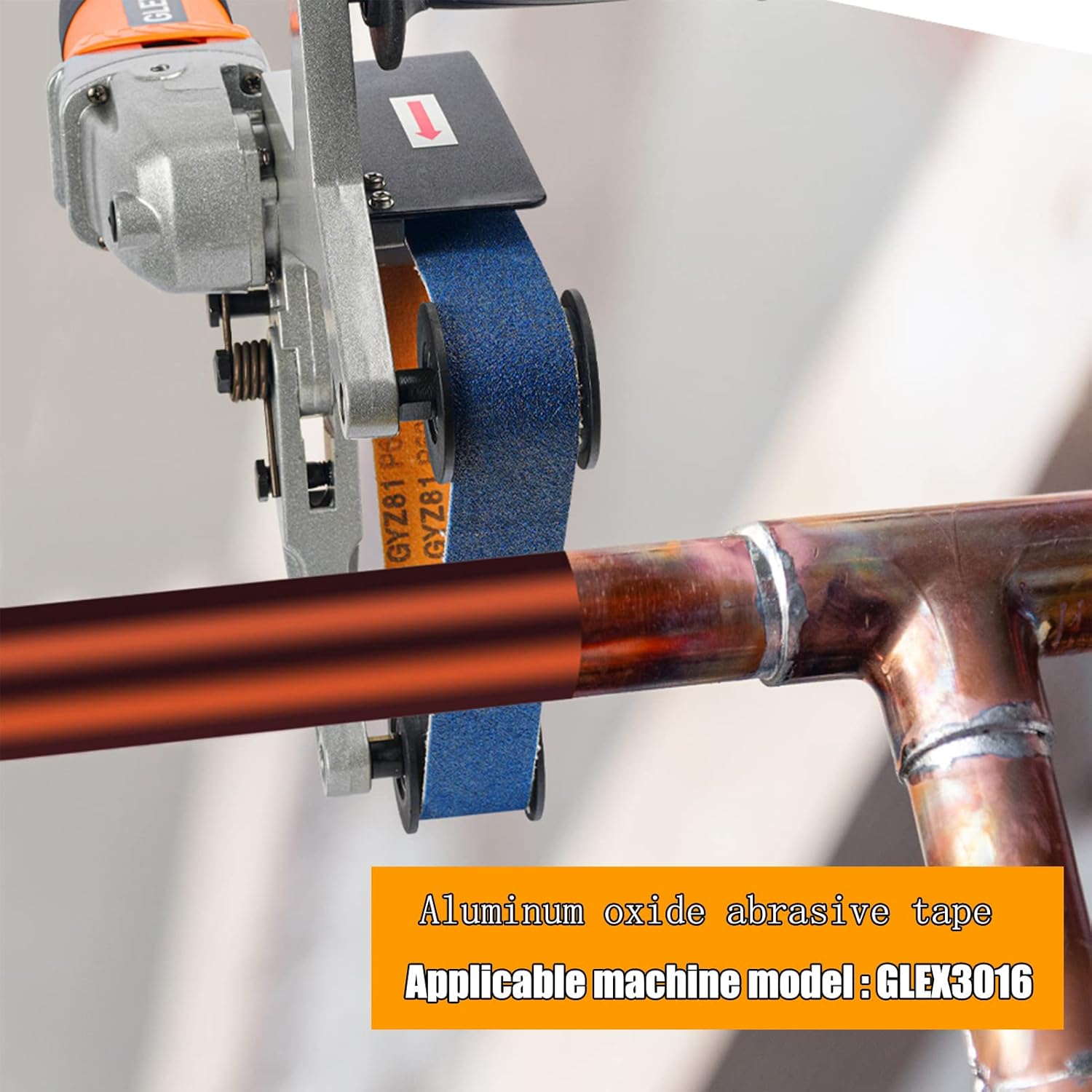 GLEX HPG240-15 1-12″ x 30″ Cinturón de lijado de óxido de aluminio, grano 240, paquete de 15