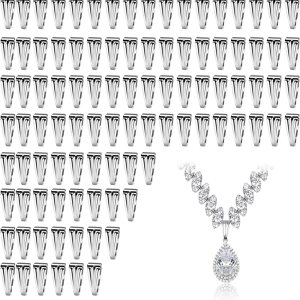 200 piezas de pinzas para hacer joyas de acero inoxidable colgantes, cierres de collar, cierres de dije, conectores de clip para colgantes, 200 piezas de pinzas para hacer joyas de acero inoxidable colgantes, cierres de collar, cierres de dije, conectores de clip para colgantes,
