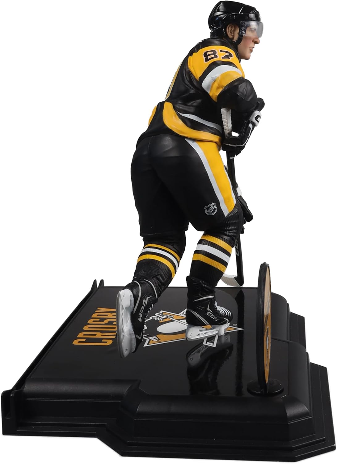 McFarlane Toys – Figura posada de Sidney Crosby (Pittsburgh Penguins) de la NHL de 7 pulgadas, Picks deportivos de McFarlane