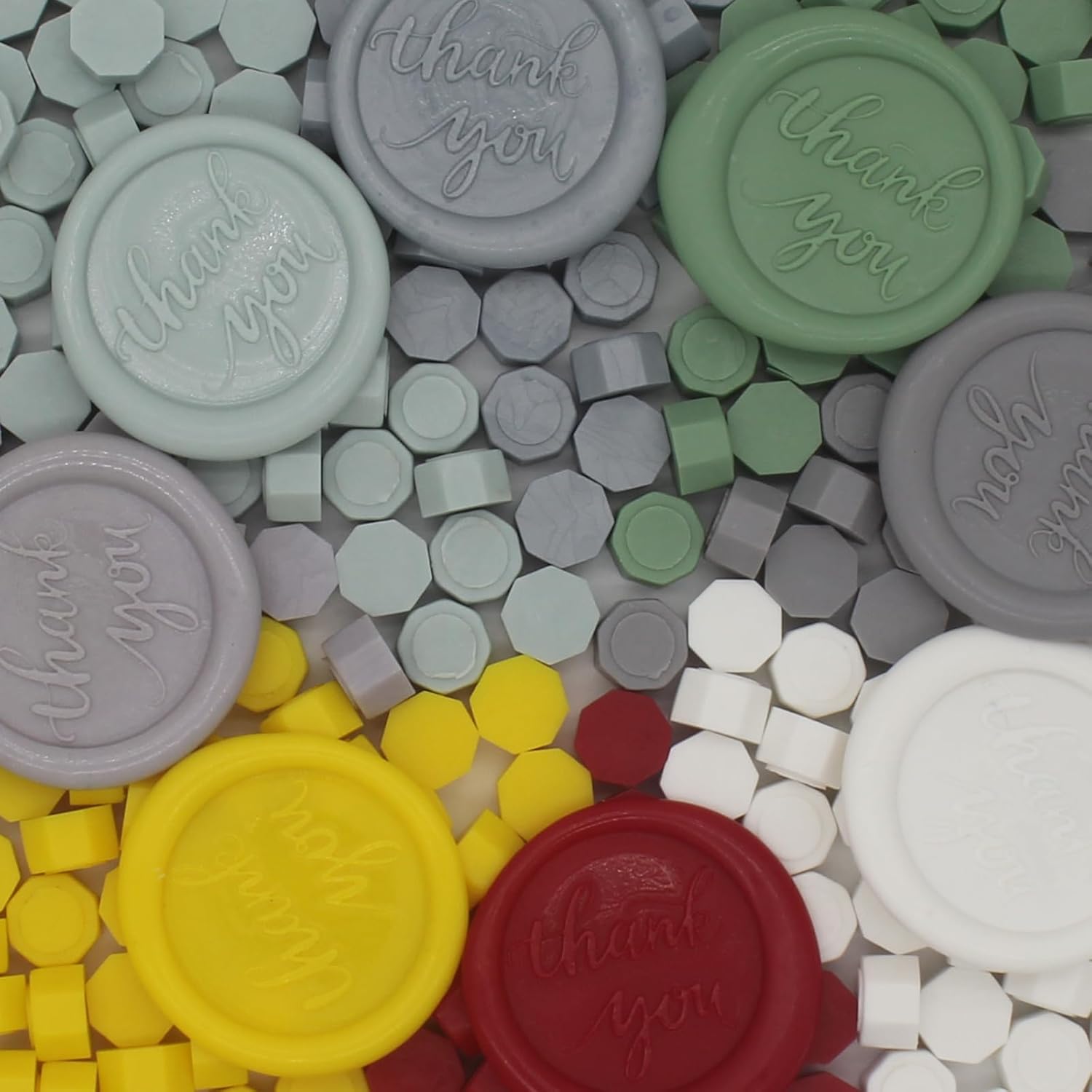 250 cuentas de sellado de cera negras, cuentas de cera de sellado prémium para sellos de sellos, paquete de repuesto de pellets de cera octágona,