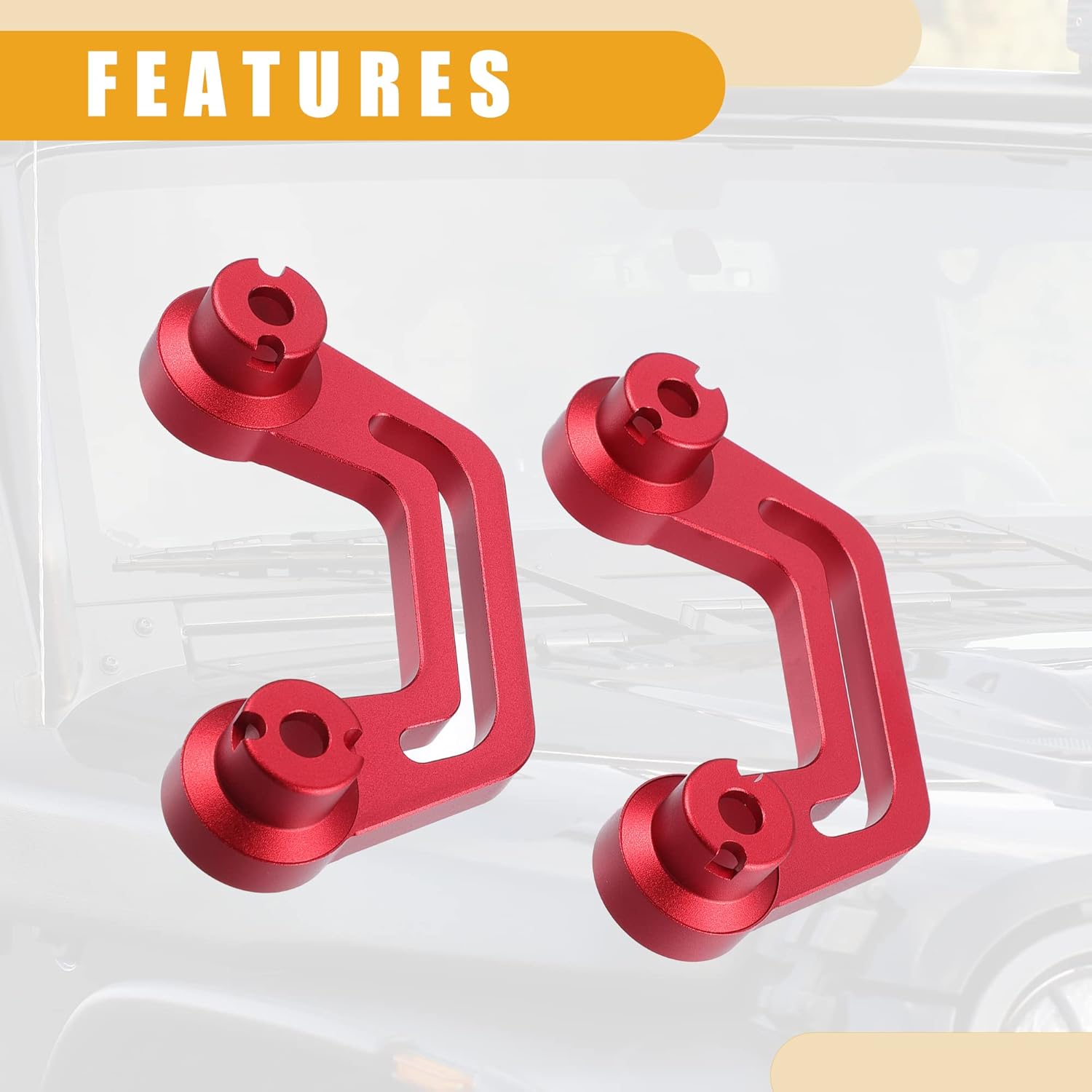Soportes de montaje de luz de trabajo LED para parabrisas  Soporte de montaje de luz delantera de coche  para Jeep Gladiator JT 2020 2021 2022 metal