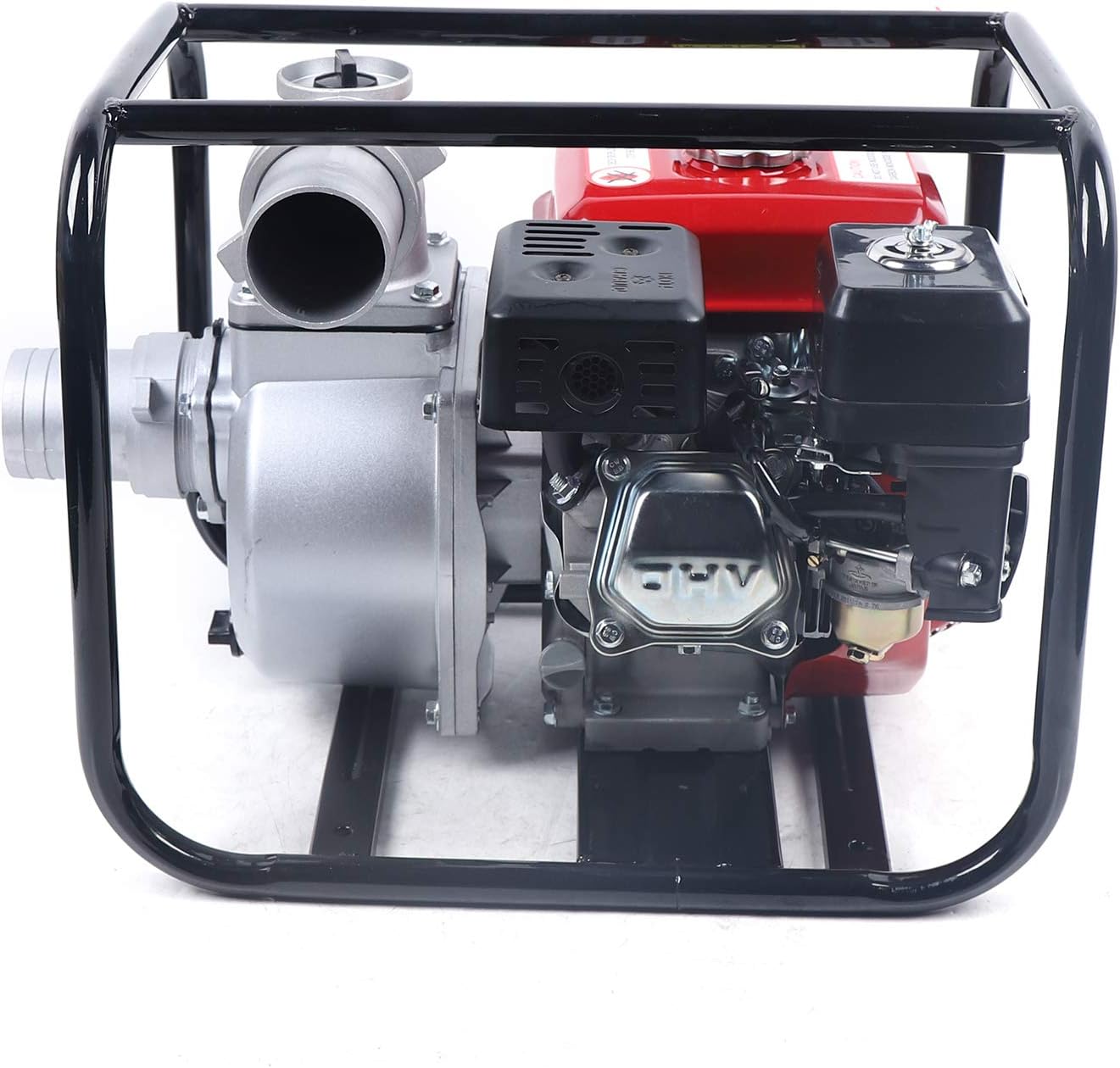 Bomba de agua de gas, bomba de agua de gas semi-basura comercial de 3 pulgadas, 7.5 HP, entrada y salida de 3000 W, 60 MH, bomba de riego de jardín