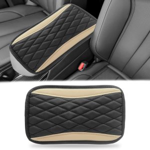Funda universal de cuero impermeable para consola central de automóvil, protector de caja de asiento para reposabrazos, accesorios de decoración de Funda universal de cuero impermeable para consola central de automóvil, protector de caja de asiento para reposabrazos, accesorios de decoración de