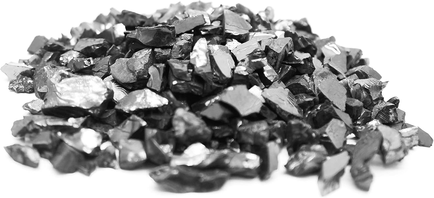 Karelian Heritage Rocas de shungita Elite para purificación y filtrado de agua, 0,22 libras (0,0044-0,011 libras por piedra)  Piedras de shungita