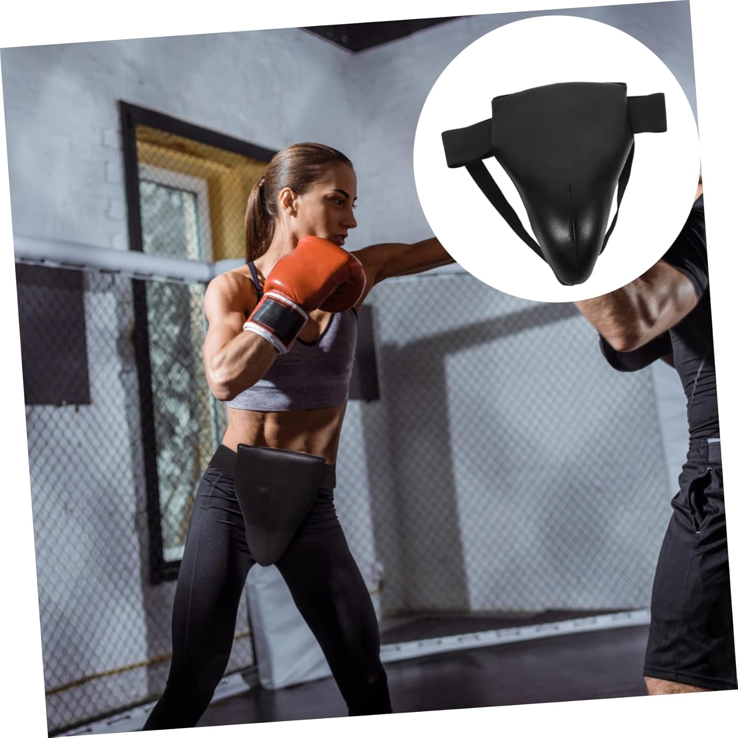 Protector de entrepierna de boxeo para copa atlética, accesorios de ejercicio, protector de entrepierna reutilizable, protector de ingle