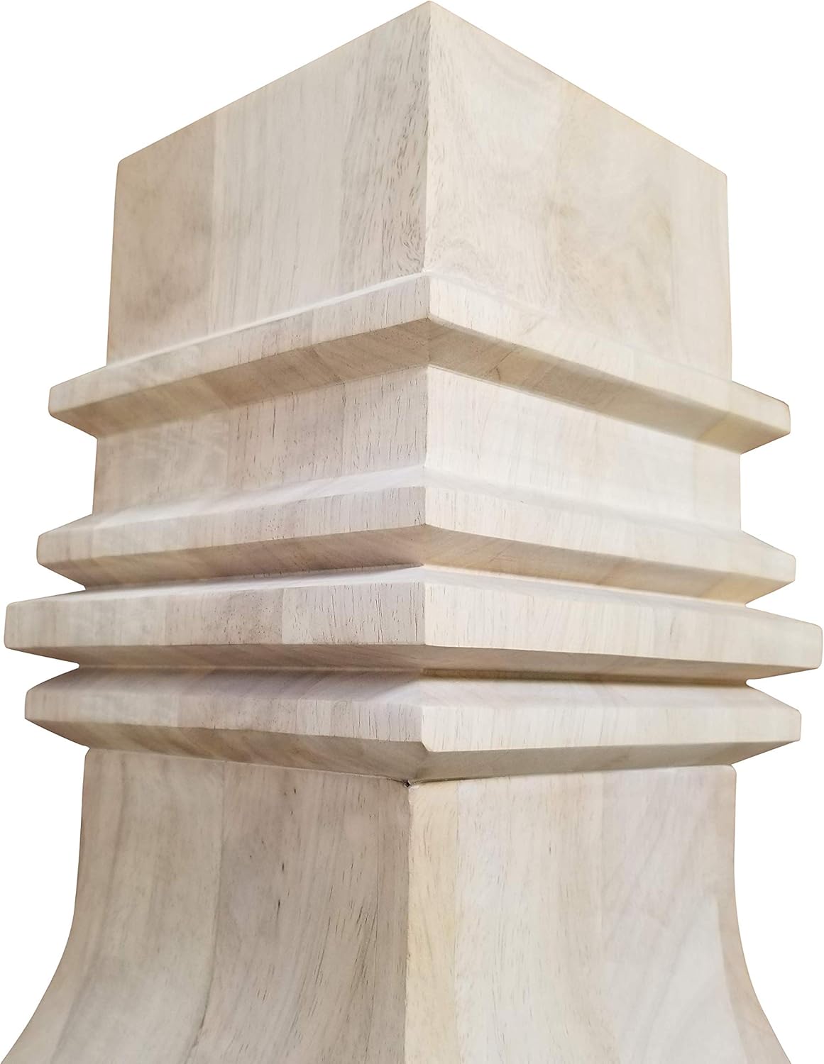 DESIGN 59 Base de mesa de caballete – Pedestal de madera dura individual (P01)