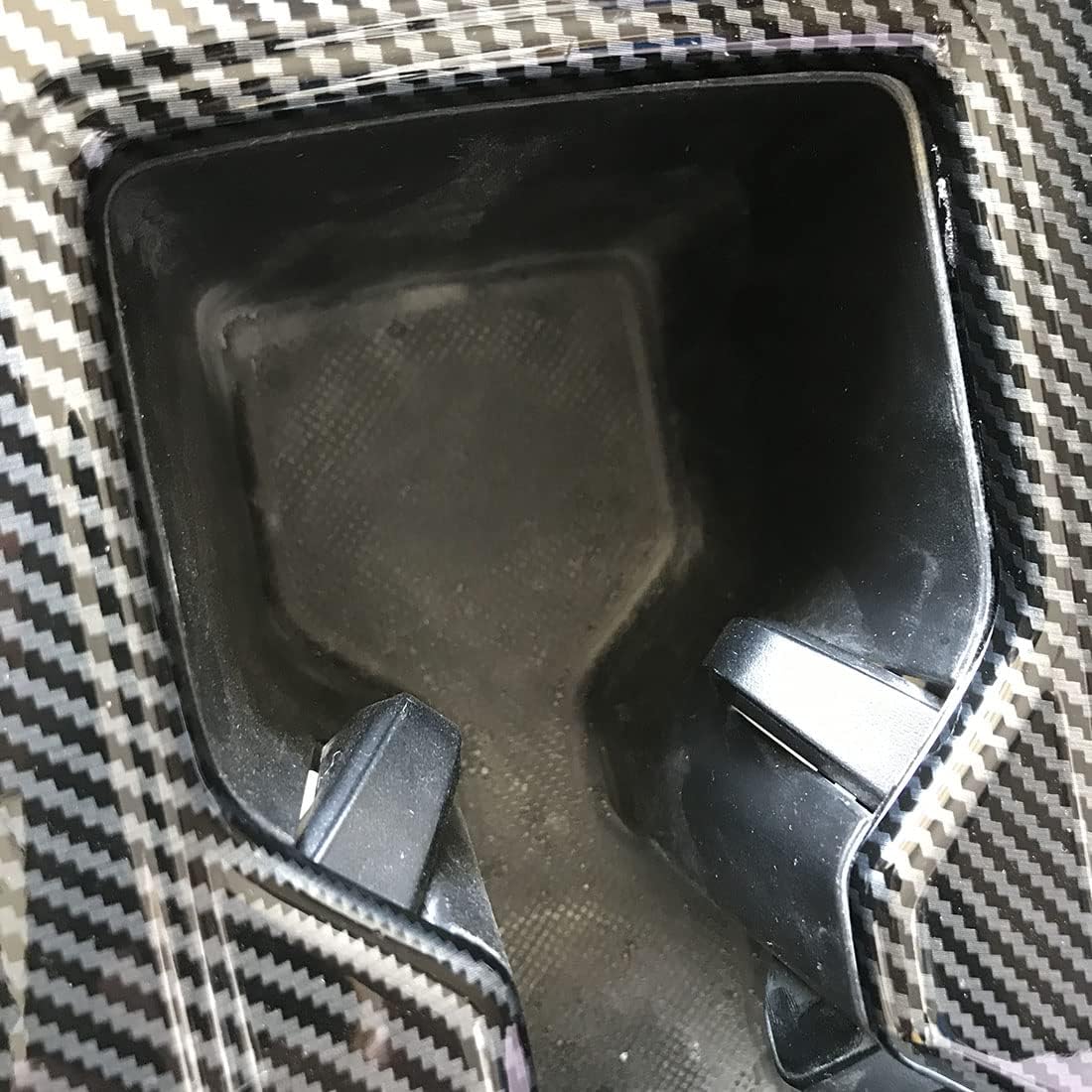 ruihe Patrón de fibra de carbono para palanca de cambios de coche, panel de consola, cubierta de marco compatible con Honda Accord 2013 2014 2015