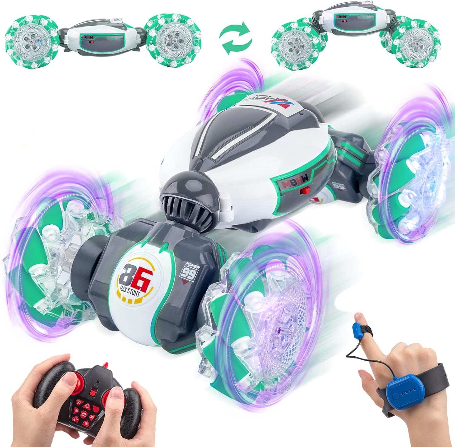 Alkinoos Rueda McNamm Control Remoto Dual (Transversal) – Verde
