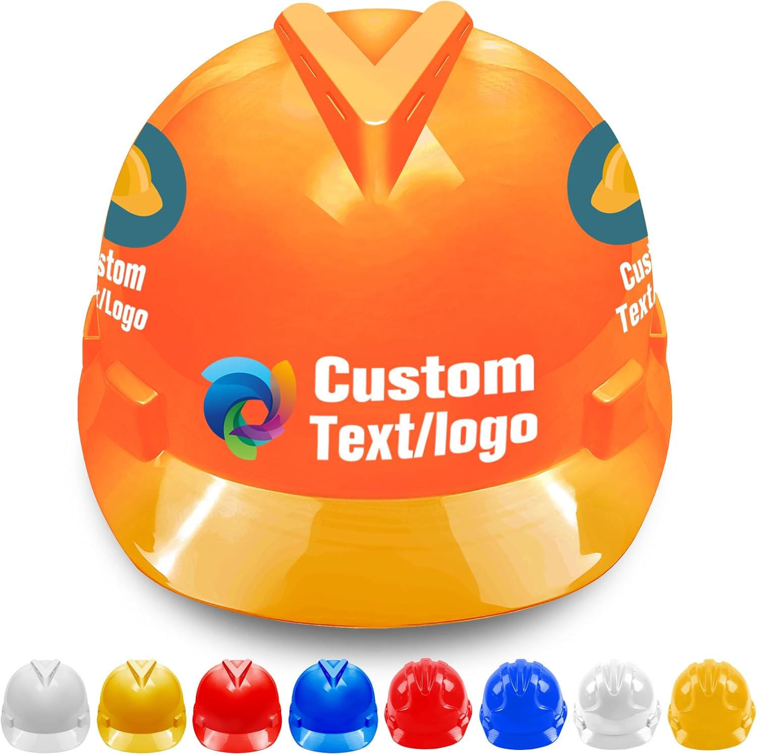 Cascos de seguridad personalizados para hombres, casco de construcción de logotipo personalizado