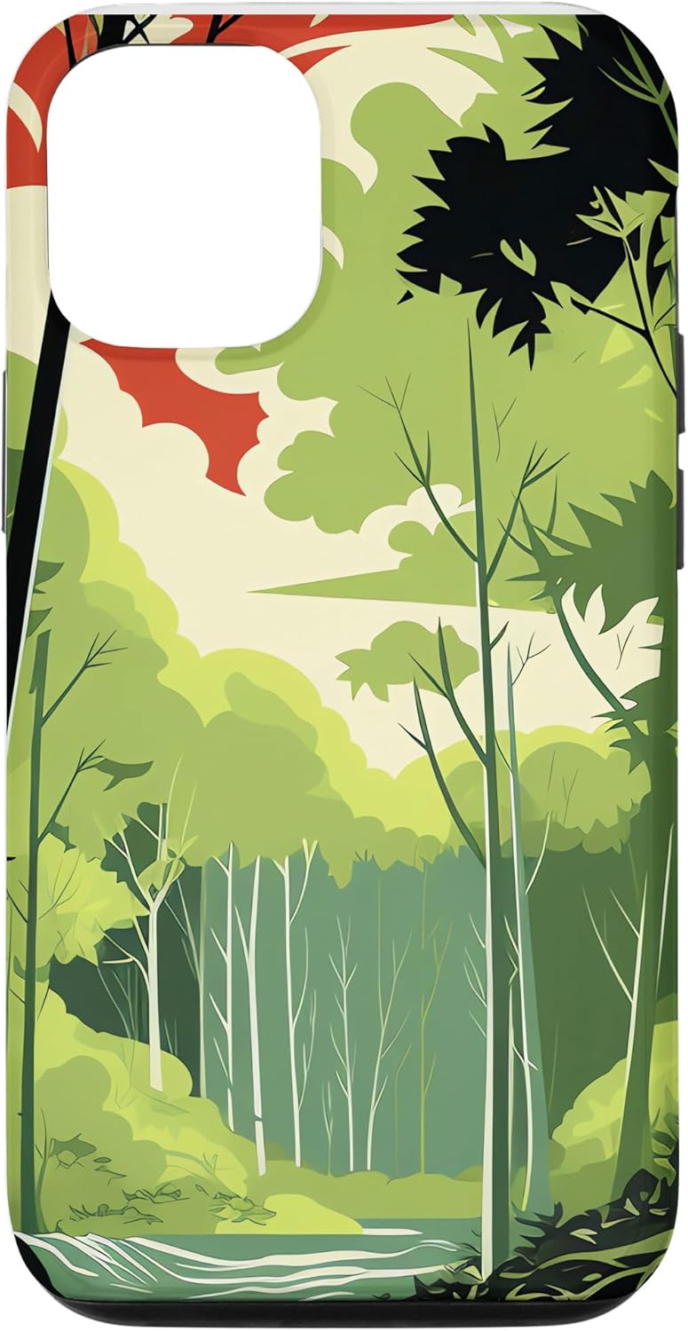 iPhone 13 Pro Bamboo Radiance Awakens Vibrant Brilliance Serene Greenery Case
