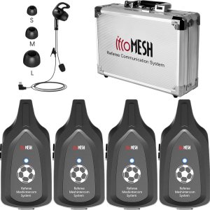 Auriculares de árbitro F6, sistema de comunicación profesional con intercomunicador de malla compatible con 6 personas para fútbol, voleibol, Auriculares de árbitro F6, sistema de comunicación profesional con intercomunicador de malla compatible con 6 personas para fútbol, voleibol,